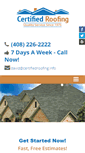 Mobile Screenshot of certifiedroofing.info